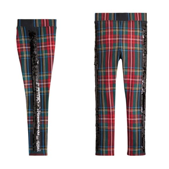 J. Crew Crewcuts Stewart tartan sequin tux leggings - Picture 11 of 11